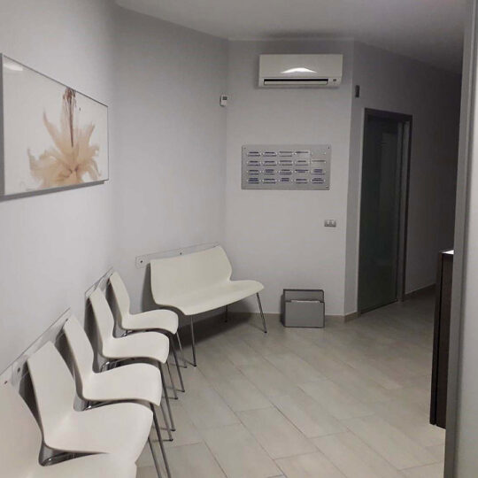 Sala d'attesa Cliniche Bosso & Indolfi